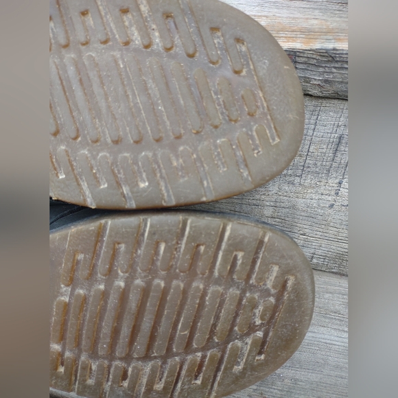 Vtg Dr. Martens 8065 Mary Jane Black Leather Shoes Made In England UK 7 US 9 - Picture 13 of 15